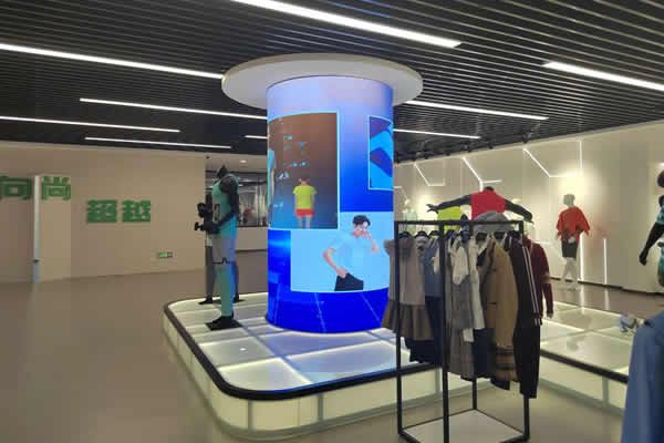 佛山市某品牌體驗(yàn)店 - 弧形、圓柱LED顯示屏